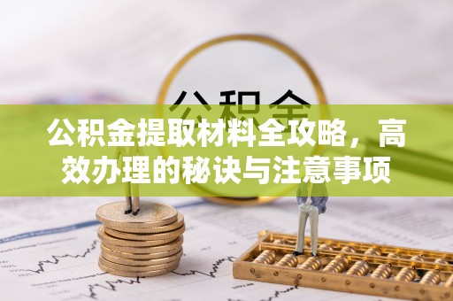 新宁公积金提取材料全攻略，高效办理的秘诀与注意事项