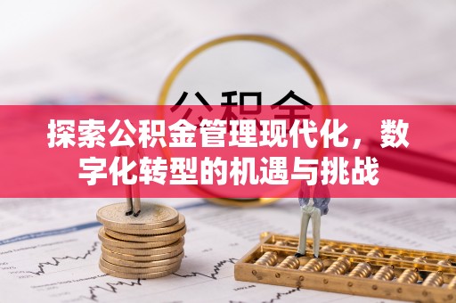 新宁探索公积金管理现代化，数字化转型的机遇与挑战