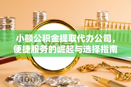 新宁小额公积金提取代办公司，便捷服务的崛起与选择指南