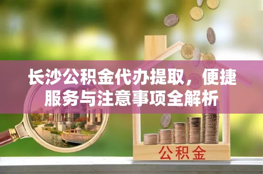 新宁长沙公积金代办提取，便捷服务与注意事项全解析