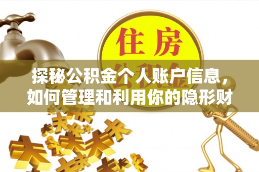 新宁探秘公积金个人账户信息，如何管理和利用你的隐形财富