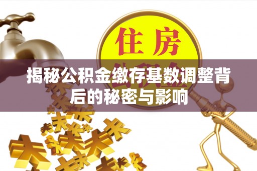 新宁揭秘公积金缴存基数调整背后的秘密与影响