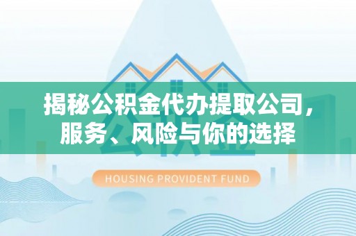 新宁揭秘公积金代办提取公司，服务、风险与你的选择