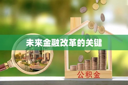 新宁未来金融改革的关键
