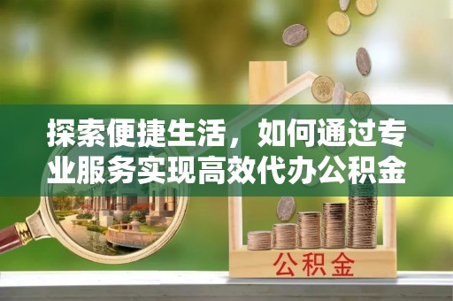 新宁探索便捷生活，如何通过专业服务实现高效代办公积金提取