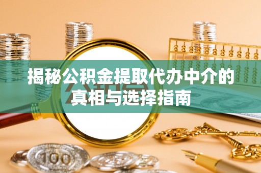 新宁揭秘公积金提取代办中介的真相与选择指南