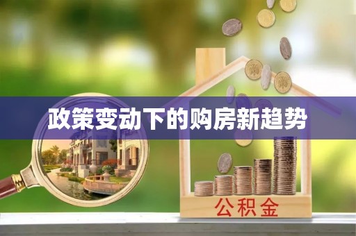 新宁政策变动下的购房新趋势