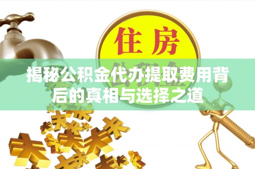 新宁揭秘公积金代办提取费用背后的真相与选择之道