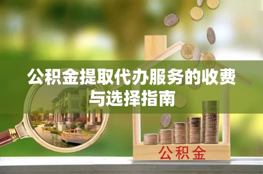 新宁公积金提取代办服务的收费与选择指南